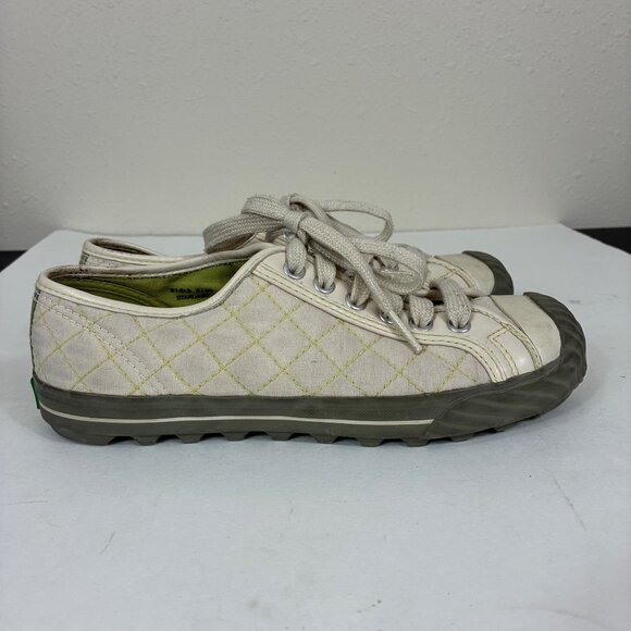 PF Flyers Posture Foundation Quilted Low Top Sneakers Sz 7.5 Streetwear - Picture 3 of 10